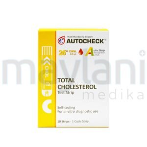 Autocheck Test Strip Cholesterol Stik Auto Check Kolesterol