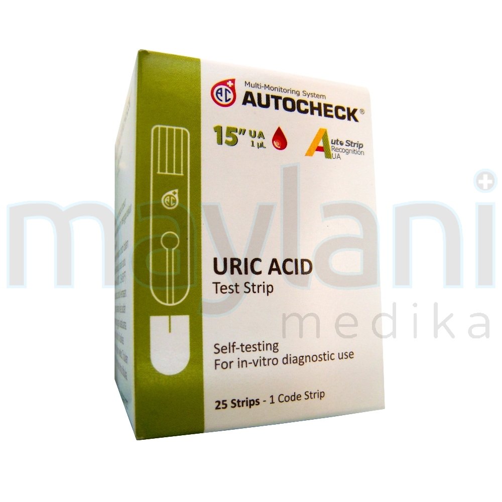 Autocheck Strip Uric Acid Stik Auto Check Asam Urat - Gambar 2