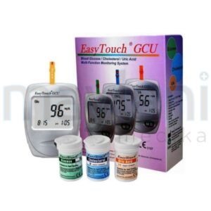 Easy Touch GCU Meter 3 In 1 Alat Tes Gula Darah, Kolesterol, Asam Urat