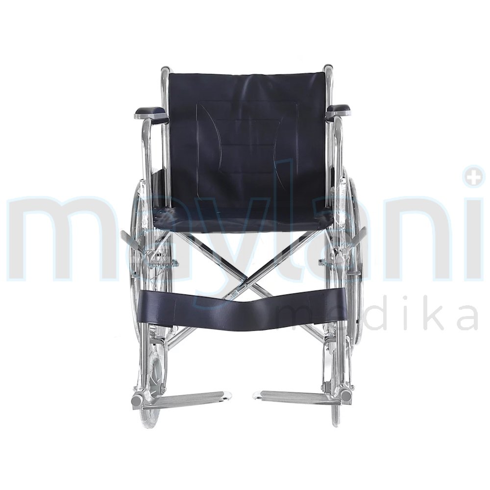 GEA Kursi Roda Standar Rumah Sakit FS 871 Solid Chrome Steel