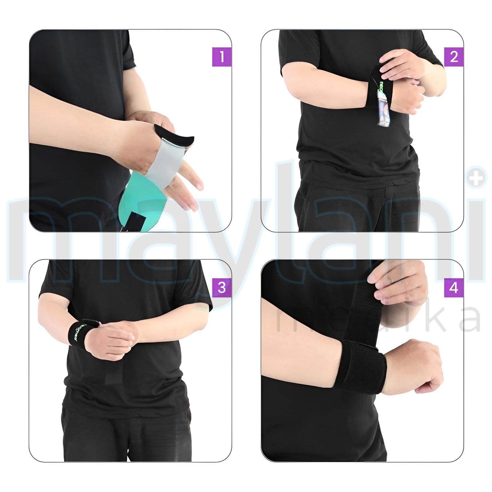 Neomed Wrist Strong JC-7520 Neo JC7520 Deker Pergelangan Tangan Support Olahraga - Gambar 4