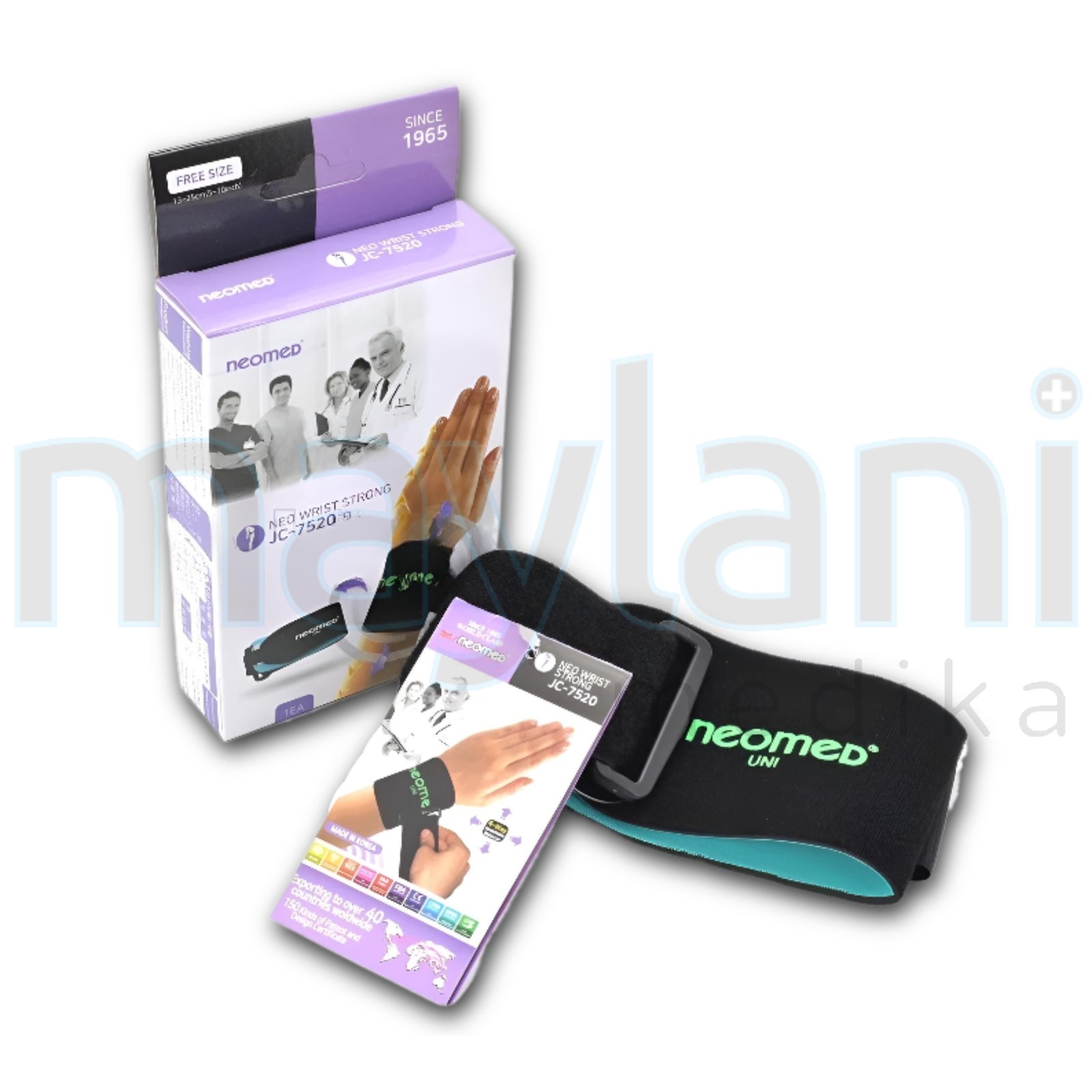 Neomed Wrist Strong JC-7520 Neo JC7520 Deker Pergelangan Tangan Support Olahraga - Gambar 3