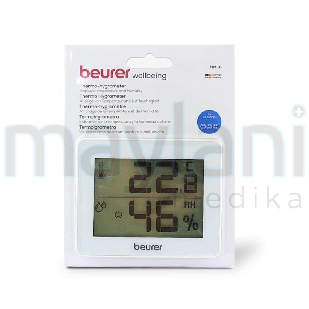 Beurer HM 16 Thermo Hygrometer Digital HM16 Termometer Ruangan